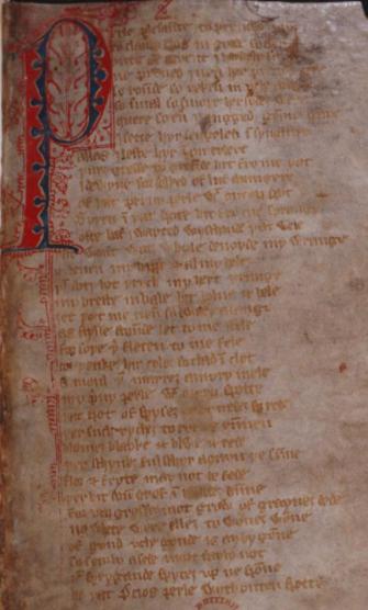 Primeiro fólio do poema Pearl